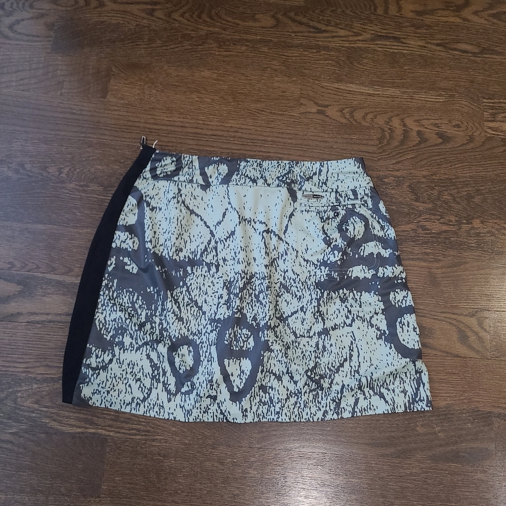 Jamie Sadock golf tennis abstract Skirt with Purple Accents sz.14 - Picture 2 of 8